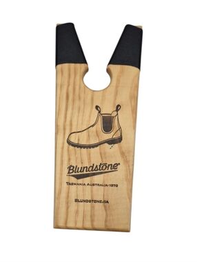 Blundstone Wood Boot Jack with Black Heel Tips